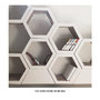 Set Of 3. Honeycomb bookcase. Recyclable Cardboard Bookcase.