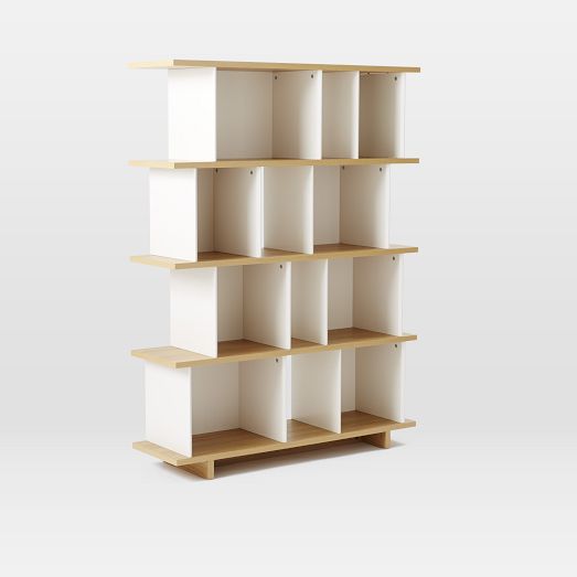 Boxes   Planes Bookshelf - Tall | West Elm