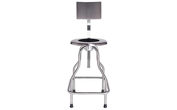 Precision Stool with Backrest
