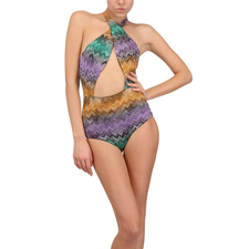 MISSONI - VISCOSE CUPRO SNAKE KNIT BATHING SUIT - LUISAVIAROMA - LUXURY SHOPPING WORLDWIDE SHIPPING - FLORENCE