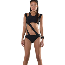 DEMOBAZA - ELECTRIC WARRIOR LYCRA BATHING SUIT - LUISAVIAROMA - LUXURY SHOPPING WORLDWIDE SHIPPING - FLORENCE