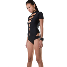 DEMOBAZA - CUT OUT LYCRA BATHING SUIT - LUISAVIAROMA - LUXURY SHOPPING WORLDWIDE SHIPPING - FLORENCE