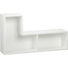elston white modular shelf