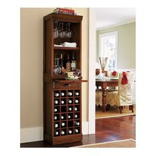 Modular Bar with Wine Grid Tower | Pottery Barn
