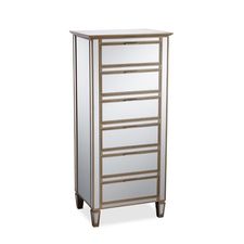 Park Mirrored Tower Dresser | Pottery Barn