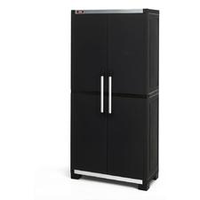 Keter Wide XL 35 in. x 74 in. Freestanding Plastic Utility Cabinet-217819 at The Home Depot