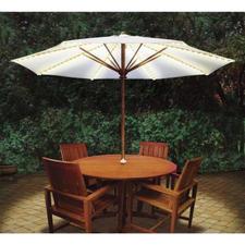 Blue Star Group Brella Lights Patio Umbrella Lighting System with Power Pod (8-Rib)-BL078 at The Home Depot