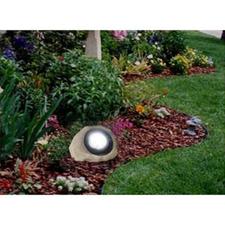 Hampton Bay Rock LED Solar Spot Light-49310-600AS at The Home Depot