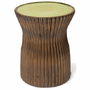 Colada Glazed Ridged Stool - Click to enlarge