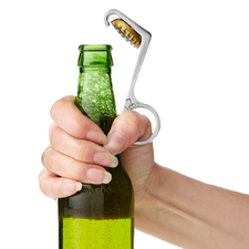 ONE-HANDED BOTTLE OPENER | kebo bar key, bottle tool | UncommonGoods