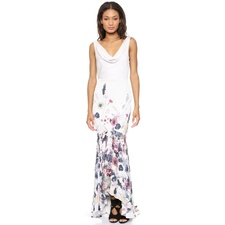 Haute Hippie Meadow Floral Gown