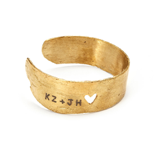 PERSONALIZED LOVE BIRCH CUFF | Brass Cuff Bracelet | UncommonGoods