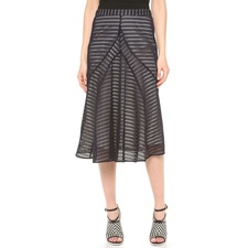 Derek Lam Honeycomb Weave Skirt
