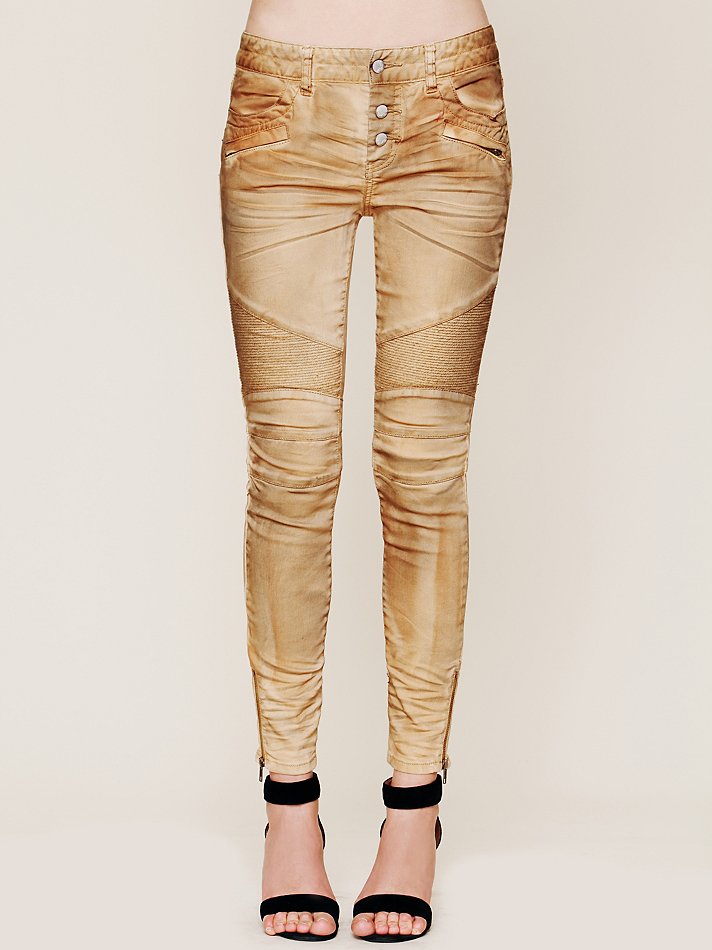 Free People Seamed Moto Skinny at Free People Clothing Boutique