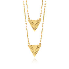 Desert Walker Necklace - Yellow Gold Plated Sterling Silver