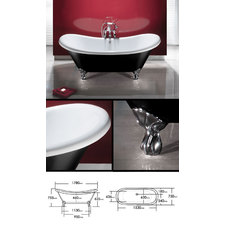 Rocco Roll Top Bath (25A) by Livinghouse