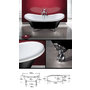 Rocco Roll Top Bath (25A) by Livinghouse