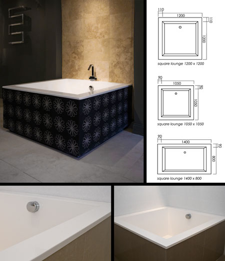 Square Lounge Bath (26A) by...
