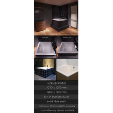 Japanese Style Deep Soaking Square Bath (26BB) by Livinghouse 