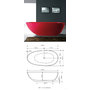 Red Cleo Bath (26W) by Livi...
