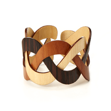 TRINITY WOODEN CUFF | Wooden Jewelry | UncommonGoods