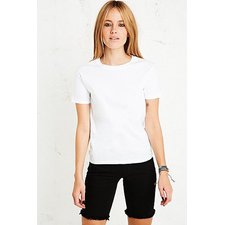 Vintage Renewal Skinny Tee in White