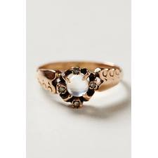 Vintage Moonstone Diamond Ring - anthropologie.com