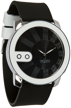 The Exchange Watch With Interchangeable Bands in White and Black