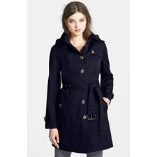MICHAEL Michael Kors Trench Coat with Detachable Hood & Liner (Regular & Petite (Online Only) | Nordstrom