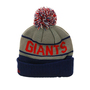The New Era New York Giants Arch Knit Beanie in Black and Red