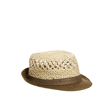 Image 1 of Selected Brix Straw Fedora Hat