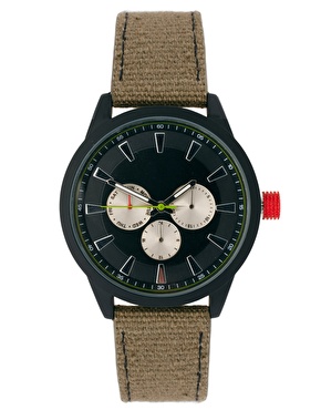 Image 1 of ASOS Color Detail Canvas Watch