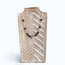 Sterling Silver Pendant with natural Crystal Beads