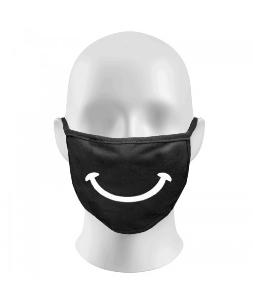 Smile Print Funny Face Mask...