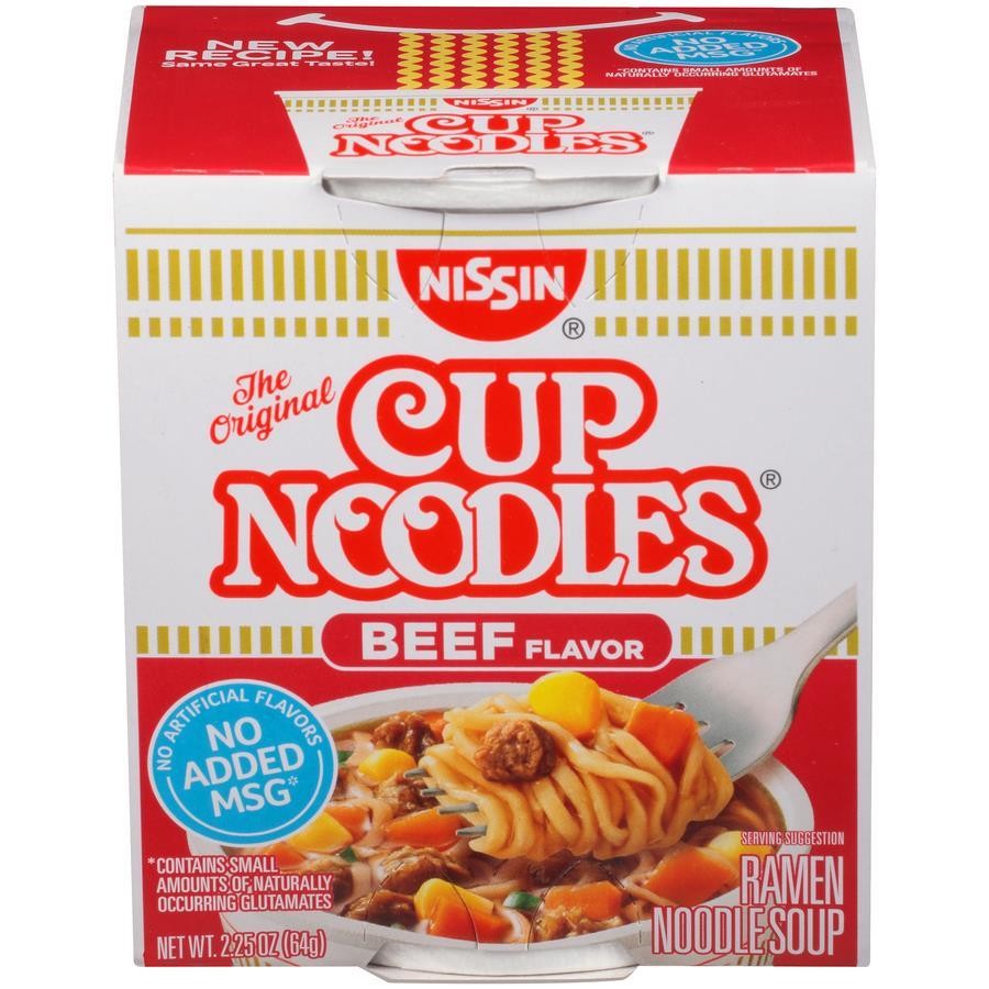 Nissin Cup Noodles Beef 64g...