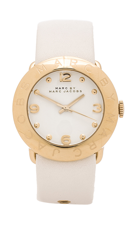 Marc by Marc Jacobs Amy Watch in White | REVOLVE