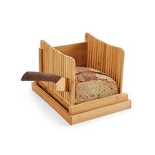 Bread Slicers for Homemade Bread and Loaf Cakes By Kozy Kitchen, 100% Organic Bamboo Bread Slicing Guide, Compact Foldable Bread Cutter Guide, Enhanced Bamboo Wooden Bagel Slicer - Newegg.com
