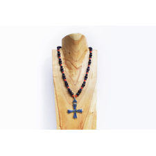 Coral Amethyst Cross