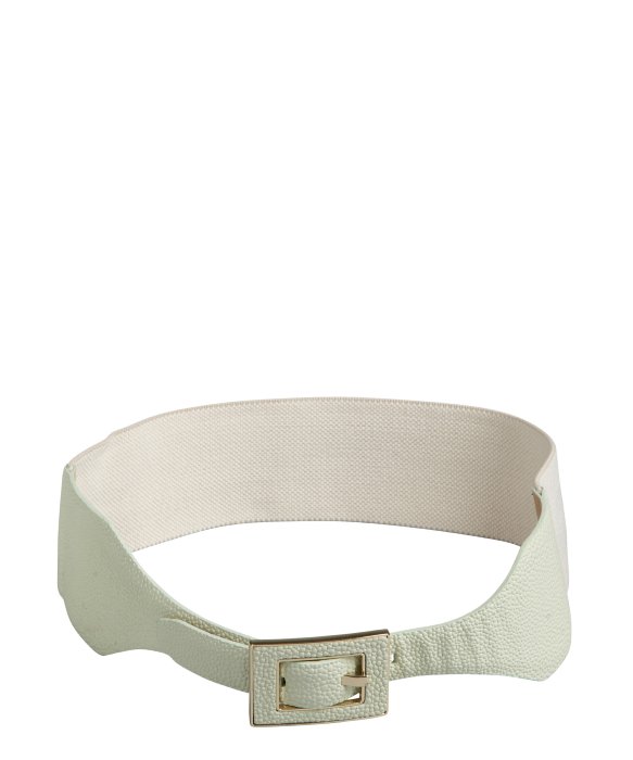 Vince Camuto : mint stingray embossed leather stretch belt : style # 321441302