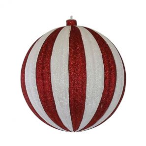 Stripe Ball Red Iridescent ...