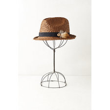Veneto Feathered Fedora - anthropologie.com