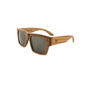 The Atlas Zebra Wood Sunglasses in Smoke
