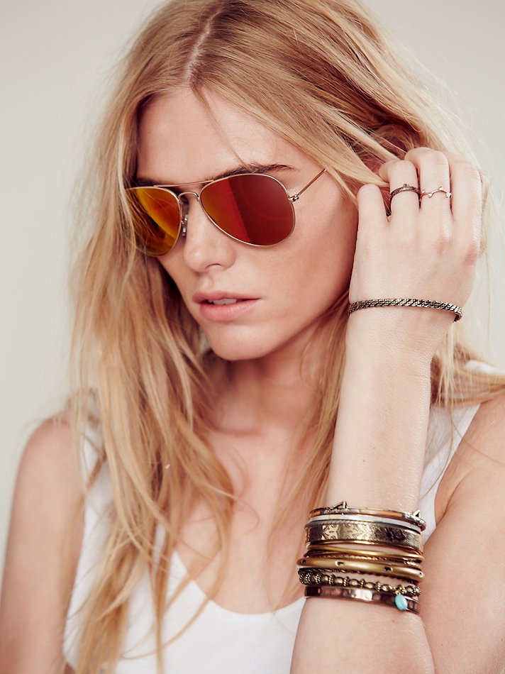 Free People Top Gun Aviator Sunglass at Free People Clothing Boutique