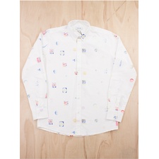 Soulland(Mathias Shirt White W. Multicolour)