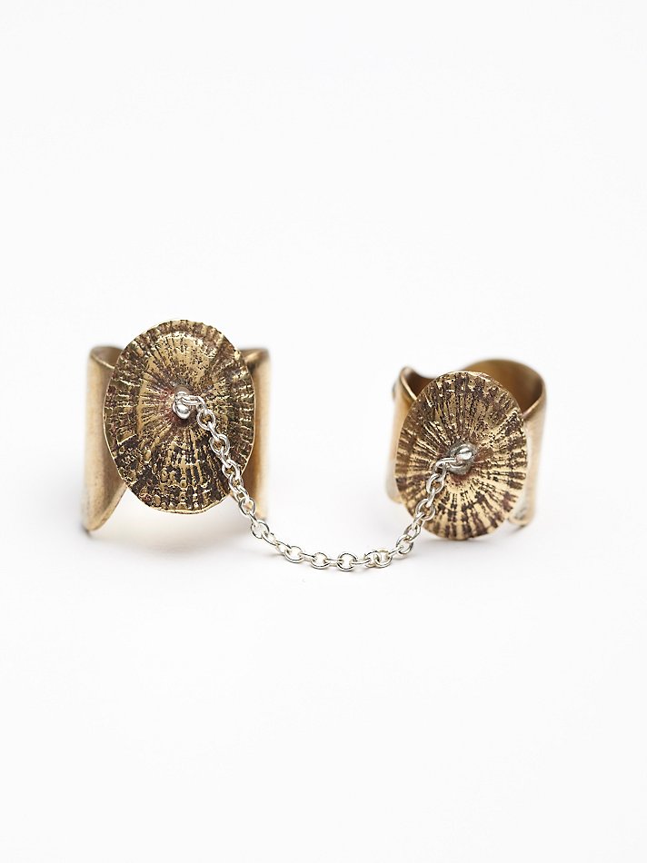 Rila Ridge Chain Ring at Free People Clothing Boutique