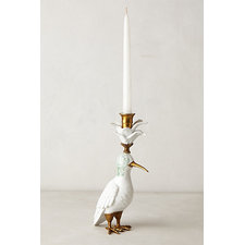 Crown-Feather Taper Holder - anthropologie.com