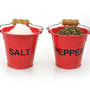 Pinch Pots Salt And Pepper Fire Buckets