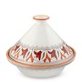 Tunisian Hand-Painted Floral Tagine