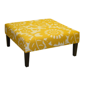 Skyline Furniture Fullerton Collection Sungold Square Ottoman