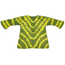 Butterfly Long Sleeve Sequin Tunic Tie Dye Top